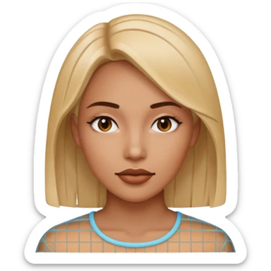 overlapping images, one realistic and one digital grid sticker