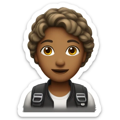 Girl tour guide sticker