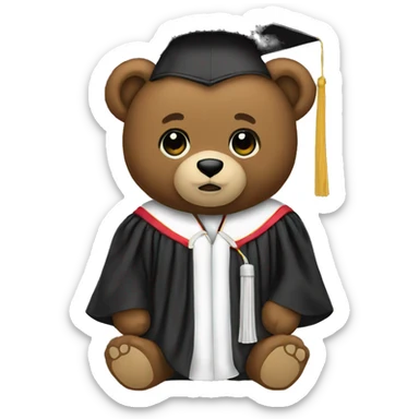 Kanye west graduation bear sticker