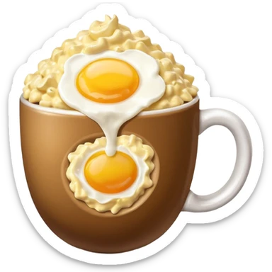 Protein Coffee + Egg Scramble sticker