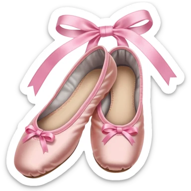 ballet shoes sticker