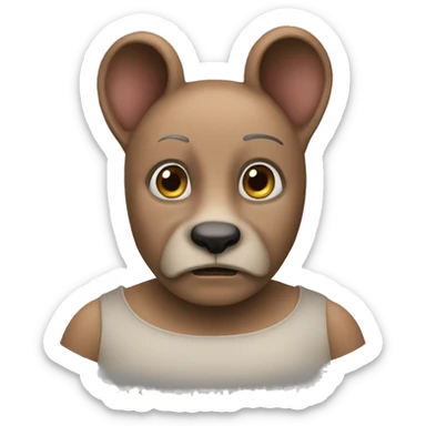 Árabe tapada la cara sticker