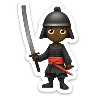 samurai stickman sticker