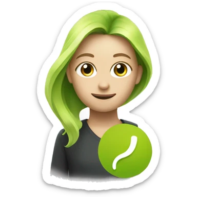 emoji like the ORCID logo sticker