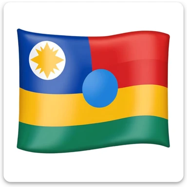 can you make an emoji about the mapuche’s flag sticker