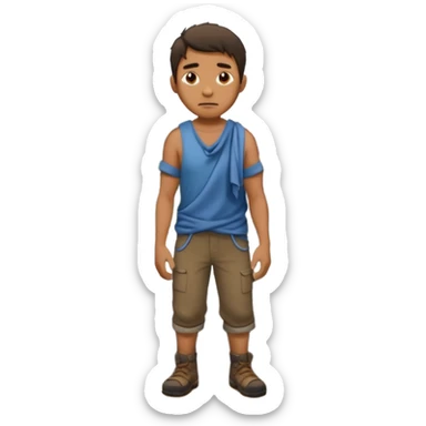 homme qui une montagne coincé dans les fesse sticker