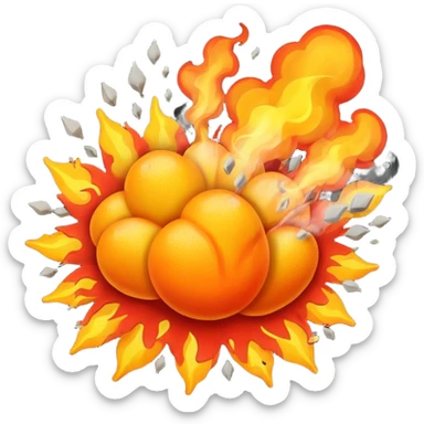Explosion animation  sticker