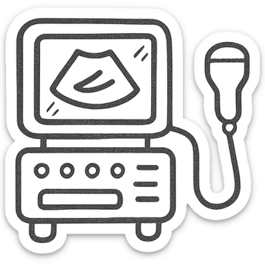medical ultrasound machine sticker