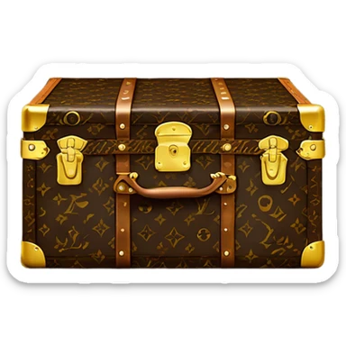 Louis Vuitton luggage trunk sticker
