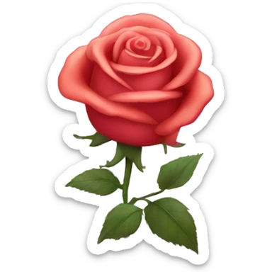 rose having a party sticker