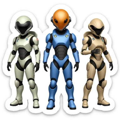 3 soldier vs alien.  2025 usa sticker