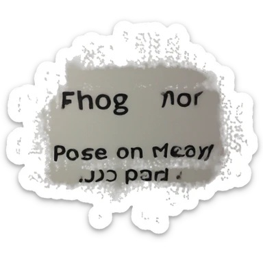 write on the sign haha please help me sticker