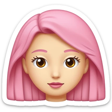 🥳🎀 pembe bir tokasını takan bey kızın elinde bir hediye var sticker