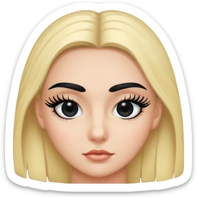 Make again  I want black eye and lash sticker