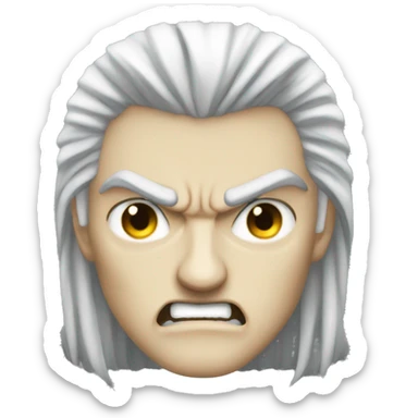 Angry Alucard sticker