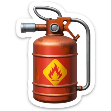 petrol canister sticker
