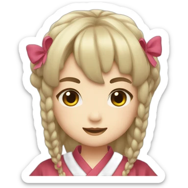 japanese meko sticker