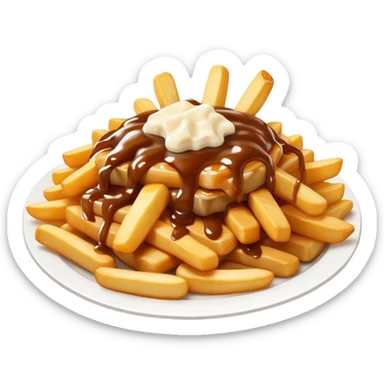 Poutine sticker
