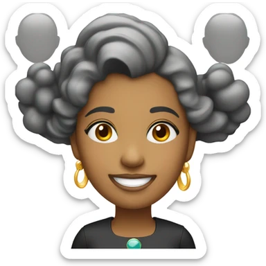 Ladies with style and smiles sticker