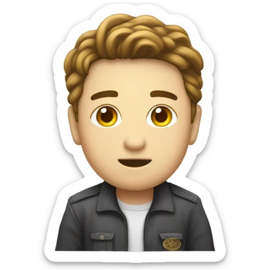 감기몸살 여자 sticker