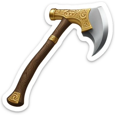 Gold Axe sticker