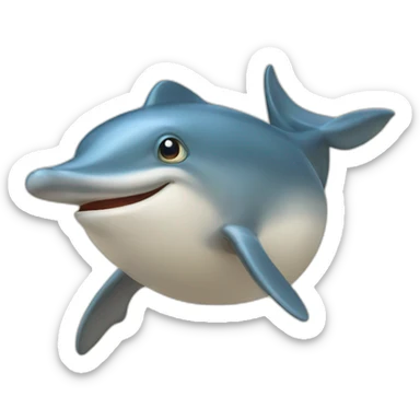 dauphin mer sticker