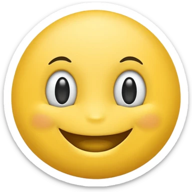 Emoji face with testicles sticker