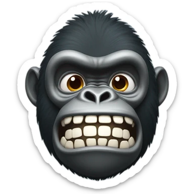 Gorille requin sticker