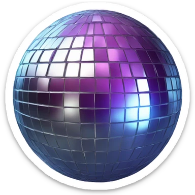 Disco Ball whit a now sticker