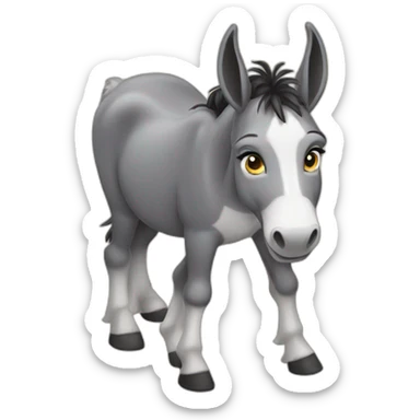gypsy donkey sticker