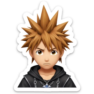 Sora from Kingdom Hearts sticker
