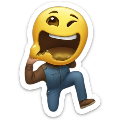 hit in the face with a slug sticker