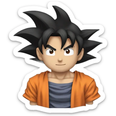 Goku,capaz que si  sticker