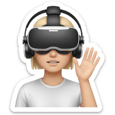 vr user sticker