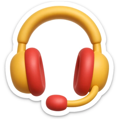 {
  "title": "3D Skeuomorphic Emoji Icon Schema",
  "type": "object",
  "properties": {
    "object": {
      "type": "string",
      "description": "Name of the object to be represented (e.g., 'money bag', 'camera', 'pizza')."
    },
    "style": {
      "type": "string",
      "enum": ["3D skeuomorphic emoji"],
      "description": "Visual style to be used for rendering."
    },
    "materials": {
      "type": "object",
      "properties": {
        "base": {
          "type": "string",
          "description": "Primary material texture, e.g., 'smooth cloth', 'metallic', 'plastic'."
        },
        "details": {
          "type": "array",
          "items": { "type": "string" },
          "description": "Secondary materials or embellishments (e.g., rope, buttons, stitching)."
        }
      }
    },
    "colors": {
      "type": "object",
      "properties": {
        "baseColor": {
          "type": "string",
          "description": "Main color of the object (e.g., '#F5DEB3' for a beige sack)."
        },
        "accentColors": {
          "type": "array",
          "items": { "type": "string" },
          "description": "Accent or highlight colors (e.g., yellow for dollar sign)."
        }
      }
    },
    "lighting": {
      "type": "object",
      "properties": {
        "type": {
          "type": "string",
          "enum": ["soft", "ambient", "studio"],
          "description": "Lighting type used to shade and define volume."
        },
        "shadows": {
          "type": "boolean",
          "description": "Indicates if soft drop shadows are used."
        }
      }
    },
    "geometry": {
      "type": "object",
      "properties": {
        "dimensionality": {
          "type": "string",
          "enum": ["3D"],
          "description": "Indicates that object is rendered in 3D."
        },
        "roundedEdges": {
          "type": "boolean",
          "description": "Indicates if object has smooth, rounded edges."
        }
      }
    },
    "expression": {
      "type": "string",
      "enum": ["playful", "realistic", "friendly"],
      "description": "Overall emotional tone of the icon."
    },
    "background": {
      "type": "string",
      "enum": ["transparent", "white", "gradient"],
      "description": "Background type for the rendered emoji."
    }
  },
  "required": ["object", "style", "materials", "colors", "lighting", "geometry", "expression", "background"]
}

over the ear headphones with a mic and red accents sticker