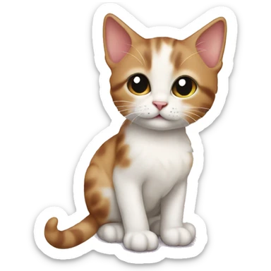 Coqquet kitten sticker