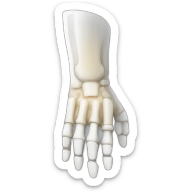 Orthopedic cast for arm sticker