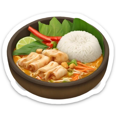Thai food sticker