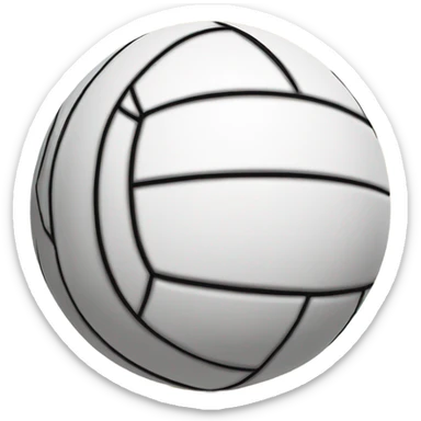 Static volleyball  sticker