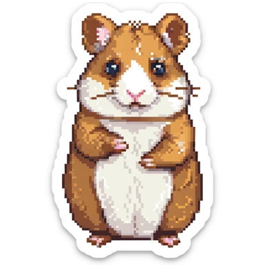 hamster giving a thumbs up sticker