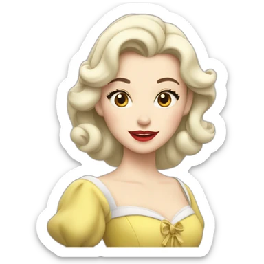 Blanche neige sticker