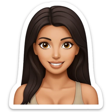 Kim kardashian sticker