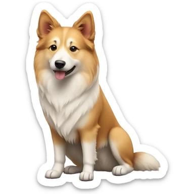 Icelandic sheepdog  sticker