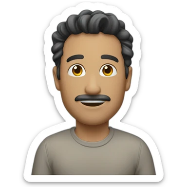 Jeff Bezons qui sort sur un nuage sticker