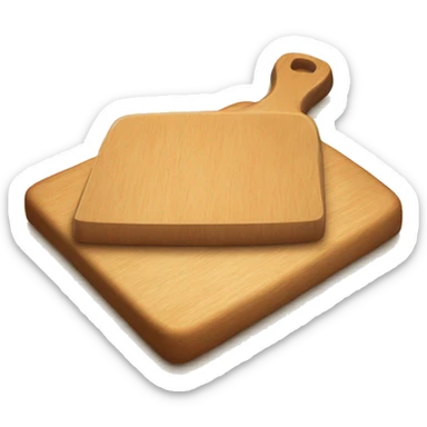 Wooden chopping board  sticker