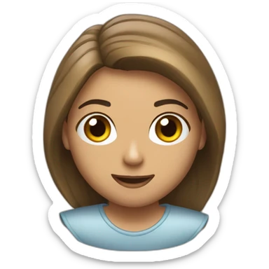 Mi cara riendose con 1 solo diente sticker