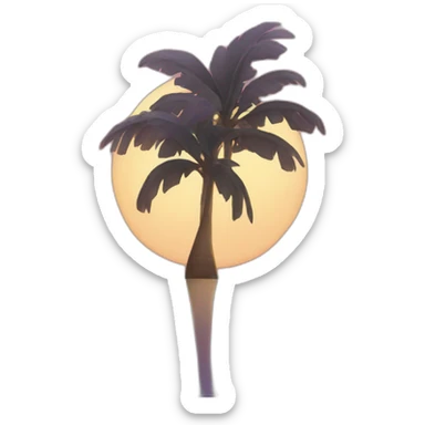 Coucher de soleil sticker