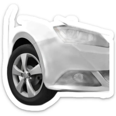 White Seat ibiza 2005 model sticker