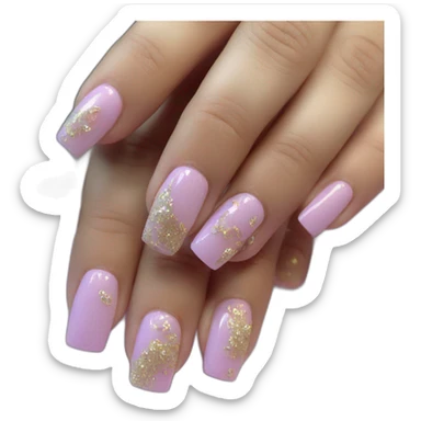 Acrylic nails sticker