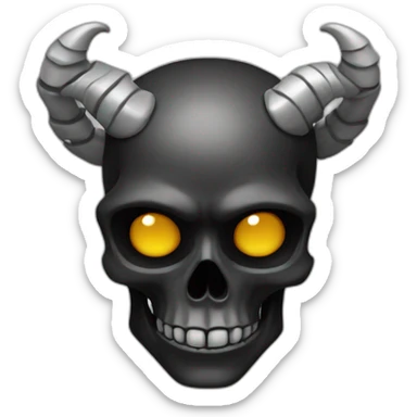 Black sweat whith skeleton capricorn sticker